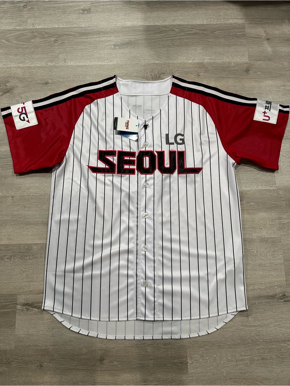 N118 NWT KBO Korean Baseball LG Twins 2025 Authentic Seoul Jersey #17 size XXL